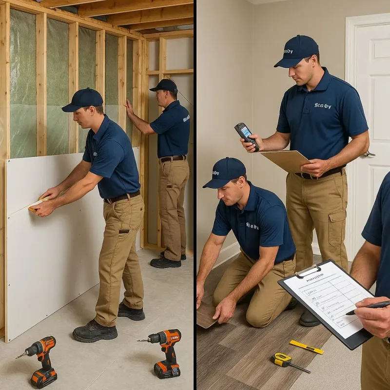 Repairs and Reconstruction process in Parksdale, CA